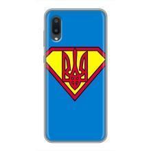 Чехол с картинкой (Патриотический ГЕРБ) на Samsung Galaxy A02 (Super - Герб)