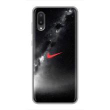 Чохол для Samsung Galaxy A02 - з принтом Найк (AlphaPrint) (Найк червоний)