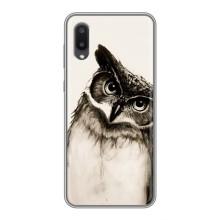 Чохол з пташками на Samsung Galaxy A02 (VPrint) (Сова)