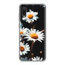 Чохол з ромашками на Samsung Galaxy A02 – Білі ромашки