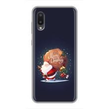 Чехол Санта Клаус для Samsung Galaxy A02 – Подарки от Санты