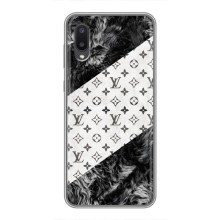 Чохол Стиль Louis Vuitton на Samsung Galaxy A02 (LV на білому)