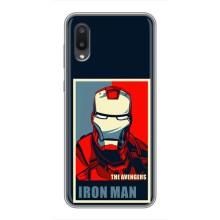 Чохол Супергерой Залізна Людина на Samsung Galaxy A02 – Art Iron man