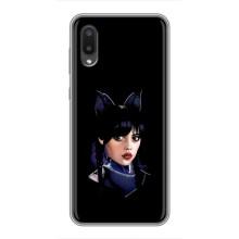 Чохли Венсдей на Samsung Galaxy A02 Уенсдей (AlphaPrint) (серйозна Венздей)