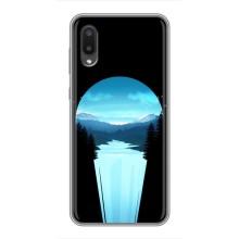 Летний Чехол на Samsung Galaxy A02 – Синий Водопад