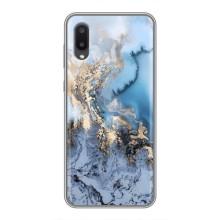 Мраморний чехол на Samsung Galaxy A02 (VPrint) (Ніжний мрамор)