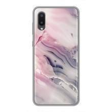 Мраморний чехол на Samsung Galaxy A02 (VPrint) (Пурпурний Мрамор)