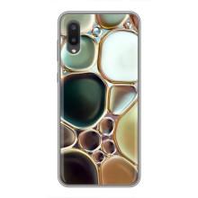 Мраморний чехол на Samsung Galaxy A02 (VPrint) (Радужний Мрамор)