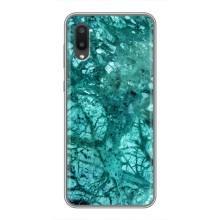 Мраморний чехол на Samsung Galaxy A02 (VPrint) (Зелений мрамор)