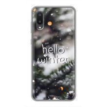 Новогодние, Праздничные Чехлы для Samsung Galaxy A02 - 2024 год (Hello winter)