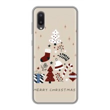 Рождественские Чехлы для Samsung Galaxy A02 (VPrint) (Merry Christmas)