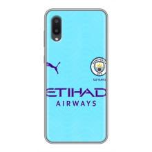 Силиконовые Чехлы принт Футбол на Samsung Galaxy A02 – Man City