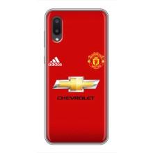 Силиконовые Чехлы принт Футбол на Samsung Galaxy A02 – Man United