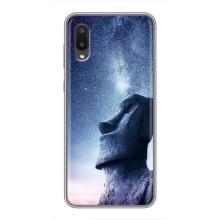 Силиконовые Чехлы (смешные стикеры) для Samsung Galaxy A02 – Статуя
