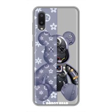 Силиконовый чехол для Samsung Galaxy A02 (Медведь Louis Vuitton)