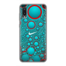 Силиконовый Чехол на Samsung Galaxy A02 с картинкой Nike (Найк зеленый)