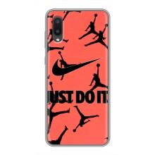 Силиконовый Чехол Nike Air Jordan на Самсунг А02