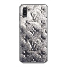 Текстурный Чехол Louis Vuitton для Самсунг А02 – Бежевый ЛВ