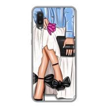 Силиконовый Чехол на Samsung Galaxy A02 с картинкой Стильных Девушек (Мода)