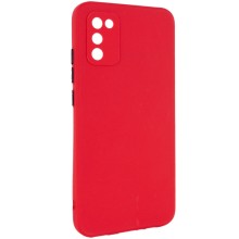Чохол TPU Square Full Camera для Samsung Galaxy A02s – Червоний