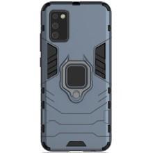 Ударостійкий чохол Transformer Ring for Magnet для Samsung Galaxy A02s – Сірий