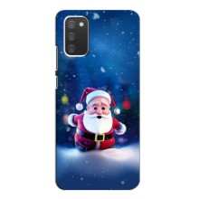 Чехлы на Новый Год Samsung Galaxy A02s (Маленький Дед Мороз)