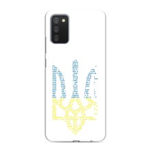 Чохли для Samsung Galaxy A02s Укр. Символіка (AlphaPrint) (Герб з букв)