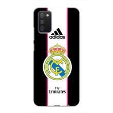 Чехол для Samsung Galaxy A02s с принтом (Лого Real Madrid)