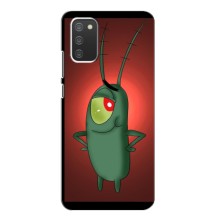 Чехол с картинкой "Одноглазый Планктон" на Samsung Galaxy A02s (Стильный Планктон)