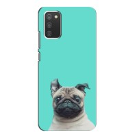 Бампер для Samsung Galaxy A02s с картинкой "Песики" – Собака Мопс