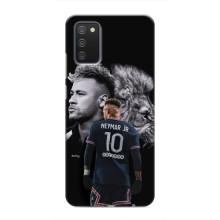 Чехол Неймар для Samsung Galaxy A02s (AlphaPrint) (Неймар Лев)
