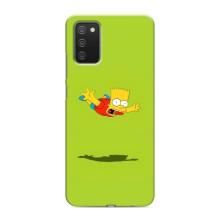 Чехол с Симпсонами для Samsung Galaxy A02s (VPrint)