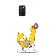 Чехол с Симпсонами для Samsung Galaxy A02s (VPrint)