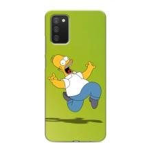 Чехол с Симпсонами для Samsung Galaxy A02s (VPrint)