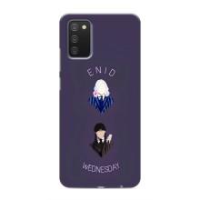 Чехлы Венсдей на Samsung Galaxy A02s Уэнсдей (AlphaPrint) (Уэнздей и подруга)