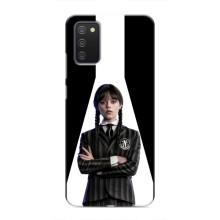 Чехлы Венсдей на Samsung Galaxy A02s Уэнсдей (AlphaPrint) (W-Wednesday)