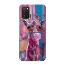 Чохол з принтом стильні тварини для Самсунґ Ґелексі А02с – Стильна жирафа