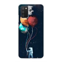 Космические Чехлы для Самсунг А02с (VPrint) (Планеты шарики)