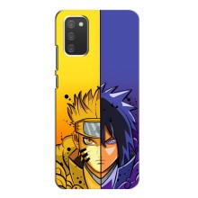 Купить Чехлы на телефон с принтом Anime для Самсунг Гелекси А02с (Naruto Vs Sasuke)
