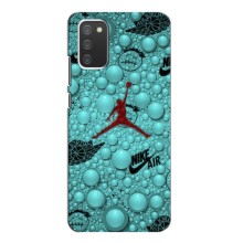 Силиконовый Чехол Nike Air Jordan на Самсунг Гелекси А02с (Джордан Найк)