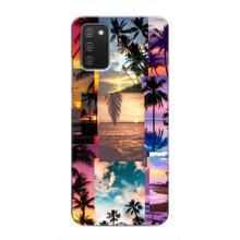 Силиконовый чехол с КАРТИНКАМИ лето для Samsung Galaxy A02s (AlphaPrint) (Летний отпуск)