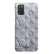 Текстурный Чехол Louis Vuitton для Самсунг Гелекси А02с – Белый ЛВ