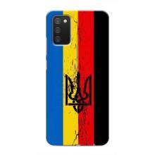 Украинские Чехлы для Samsung Galaxy A02s с картинкой УПА (AlphaPrint) (Флаг УПА)