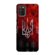 Украинские Чехлы для Samsung Galaxy A02s с картинкой УПА (AlphaPrint) (ГЕРБ УПА)
