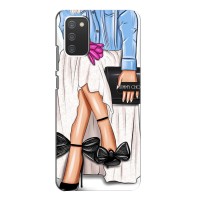 Силиконовый Чехол на Samsung Galaxy A02s с картинкой Стильных Девушек (Мода)