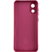 Чехол Silicone Cover Lakshmi Full Camera (A) для Samsung Galaxy A03 Core – Бордовый