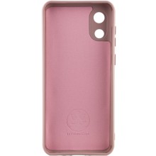 Чехол Silicone Cover Lakshmi Full Camera (A) для Samsung Galaxy A03 Core – Розовый