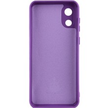 Чехол Silicone Cover Lakshmi Full Camera (A) для Samsung Galaxy A03 Core – Фиолетовый