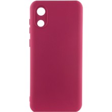 Чехол Silicone Cover Lakshmi Full Camera (A) для Samsung Galaxy A03 Core (Бордовый)