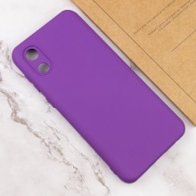 Чехол Silicone Cover Lakshmi Full Camera (A) для Samsung Galaxy A03 Core – Фиолетовый